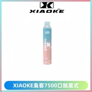 XIAOKE梟客7500Puffs跑馬燈拋棄式電子煙 可發光一次性